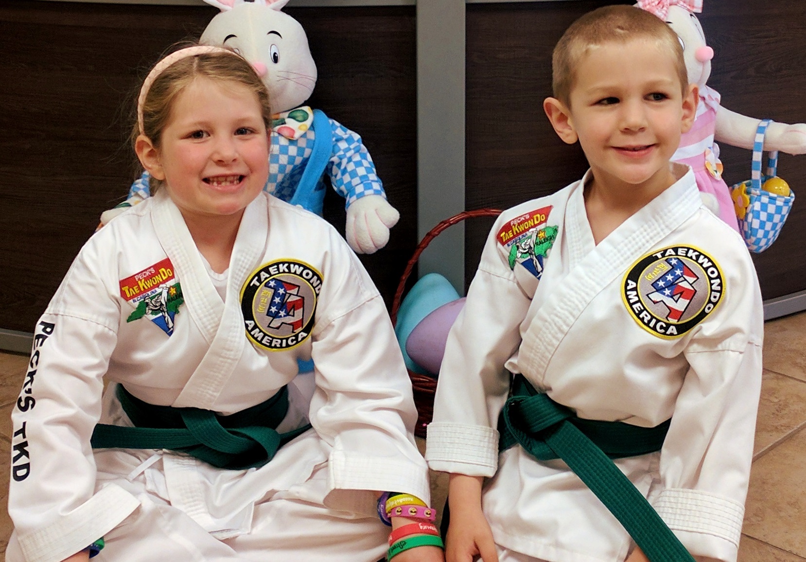 Quest student receives green belt